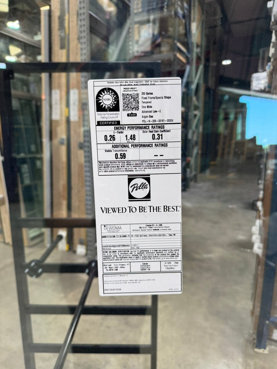 Pella® 250 Series Picture Window 41.5 x 101.5 - Clark Deals LLC