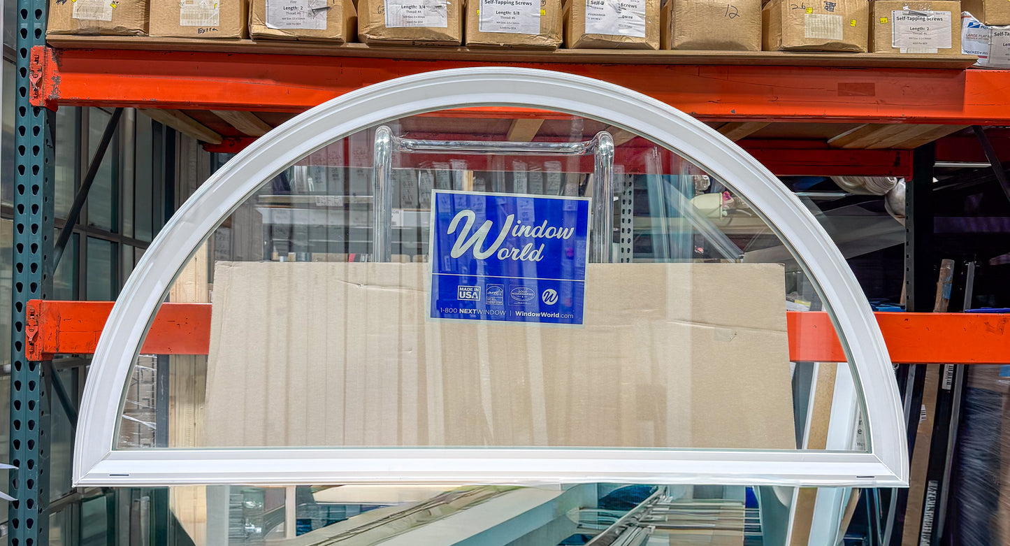 Window World Arched Window 55.5 x 27.75 - Clark Listings