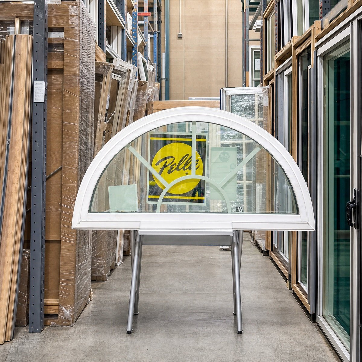 Pella® 250 Series Arched Window 35.25 x 17.6 - Clark Deals LLC