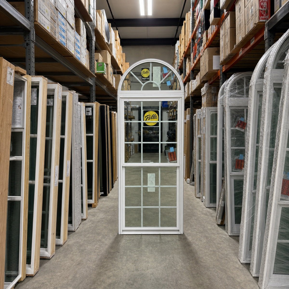 Pella® Impervia® Double Hung Arched Window 34.5 x 91.5 - Clark Deals LLC