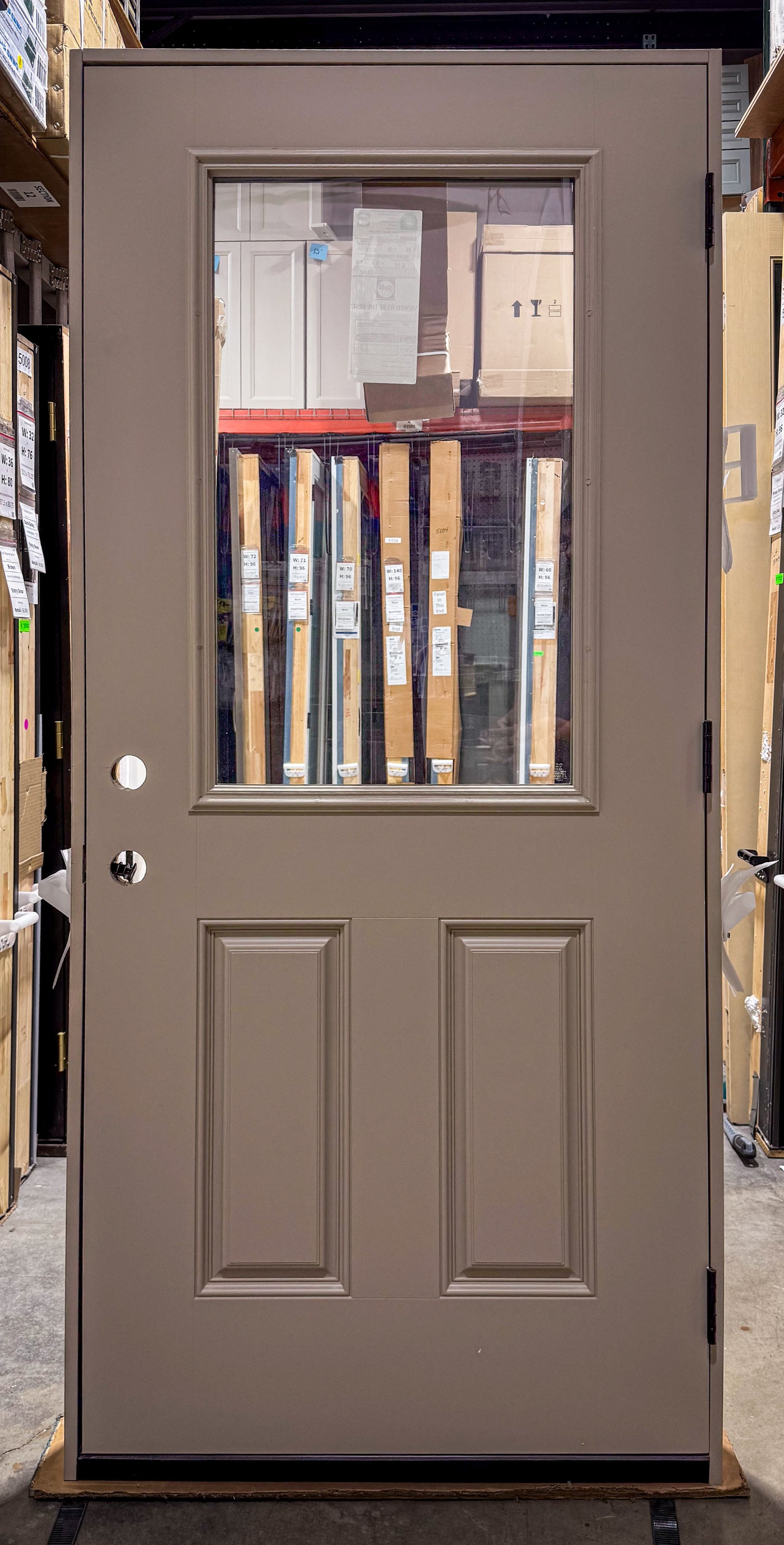 Entry Pella® Fiberglass 36 x 80 – Putty - Clark Listings