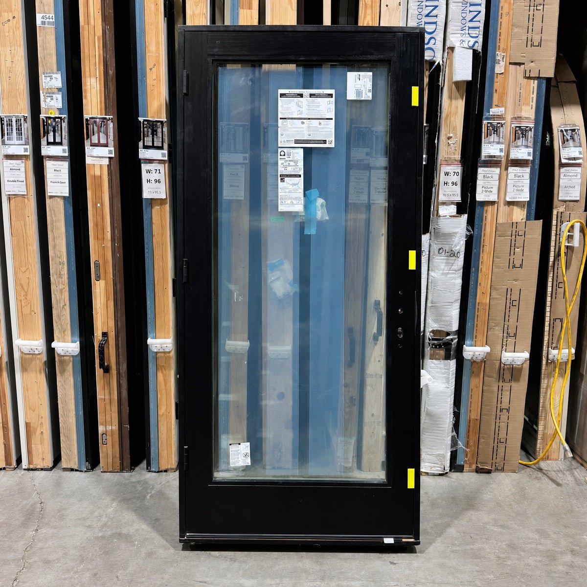 Entry Pella® Lifestyle 36 x 80 – Black - Clark Deals LLC