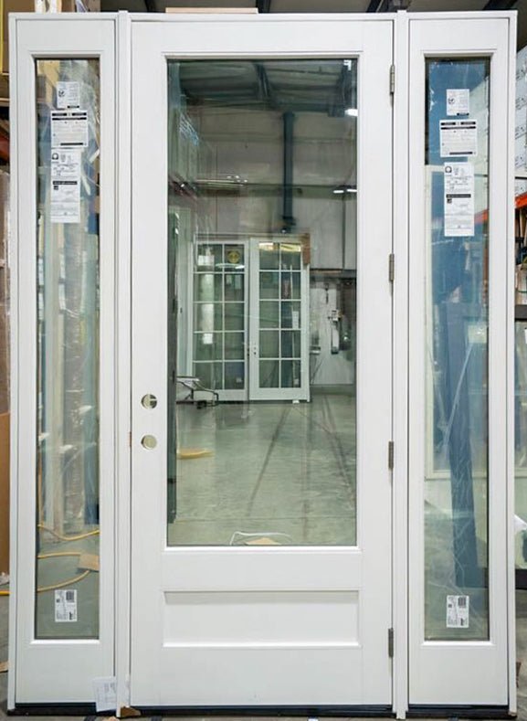 Front Door w/ 2 Sidelites Pella® Reserve 68 x 96 – French Roast - Clark Listings