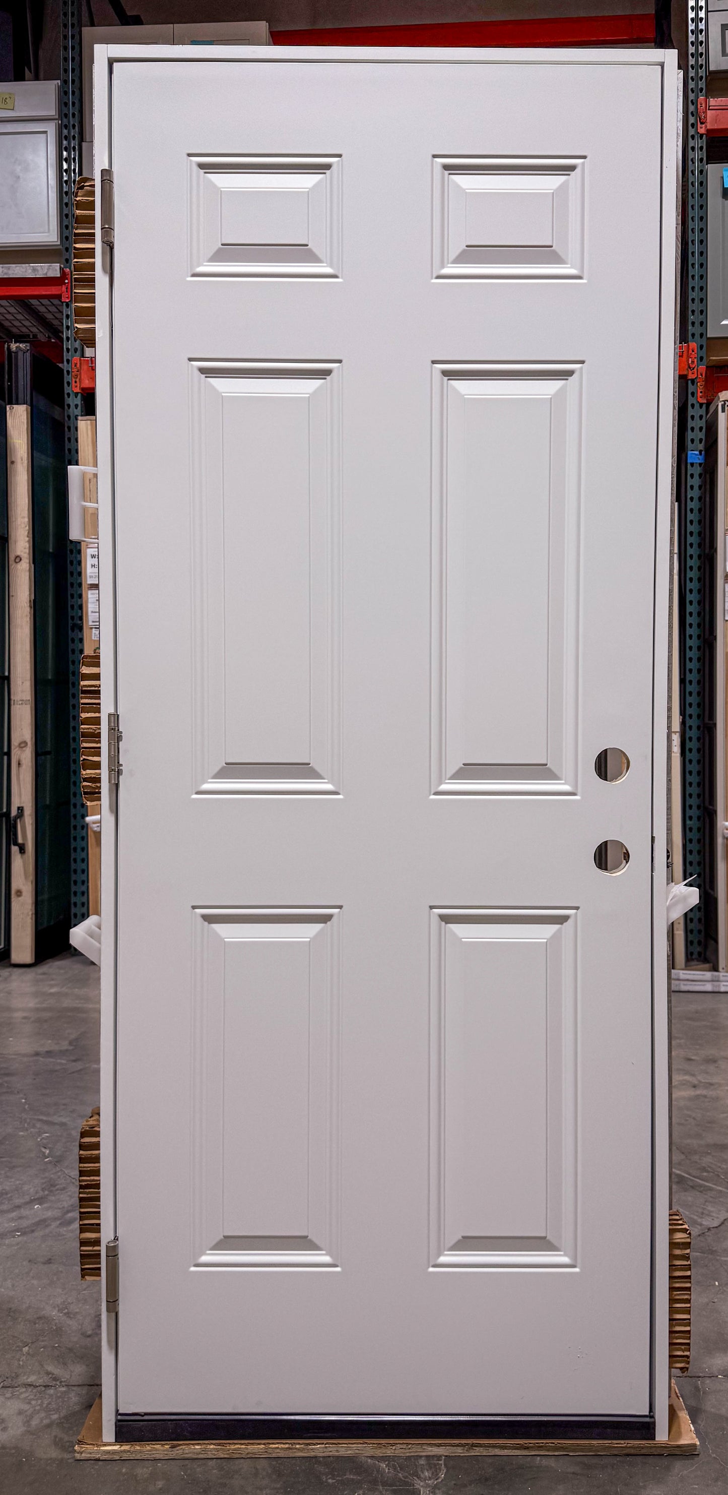Entry Pella® Steel Door 32 x 80 – White - Clark Listings