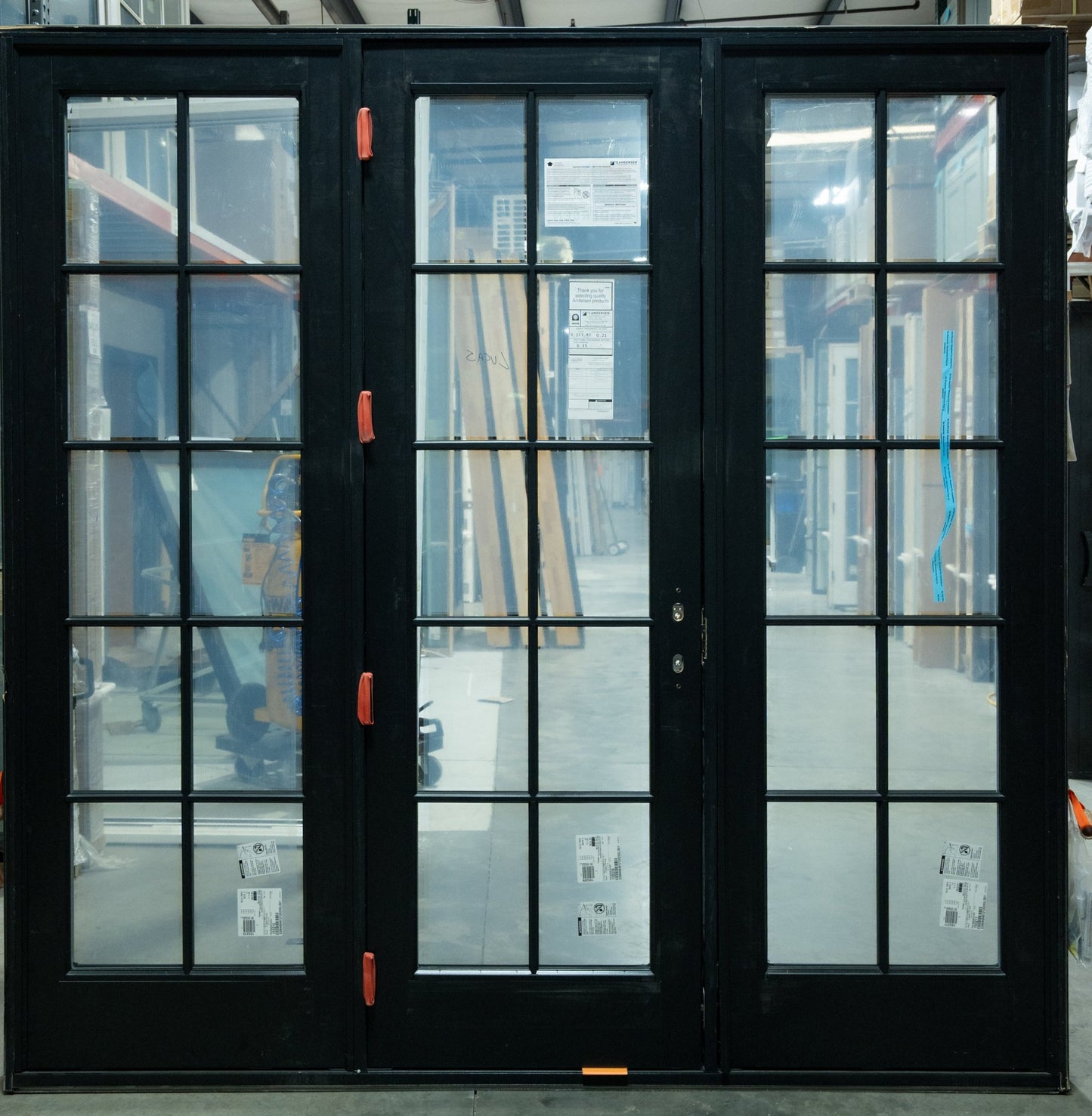 Triple Door Andersen 94 x 94 – Black - Clark Listings