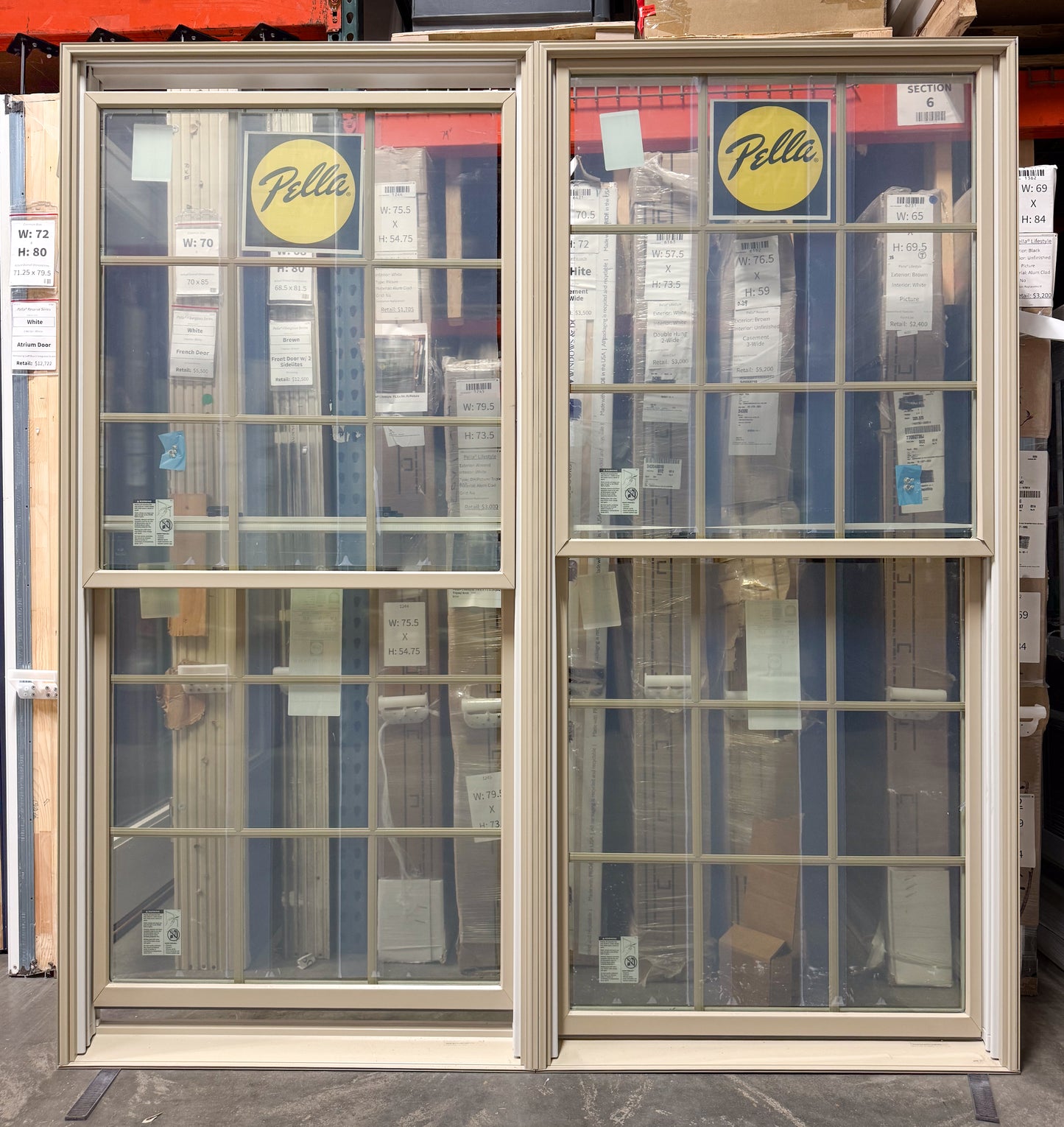 Pella® Lifestyle Double Hung 2 - Wide Window 70 x 75.25 - Clark Listings