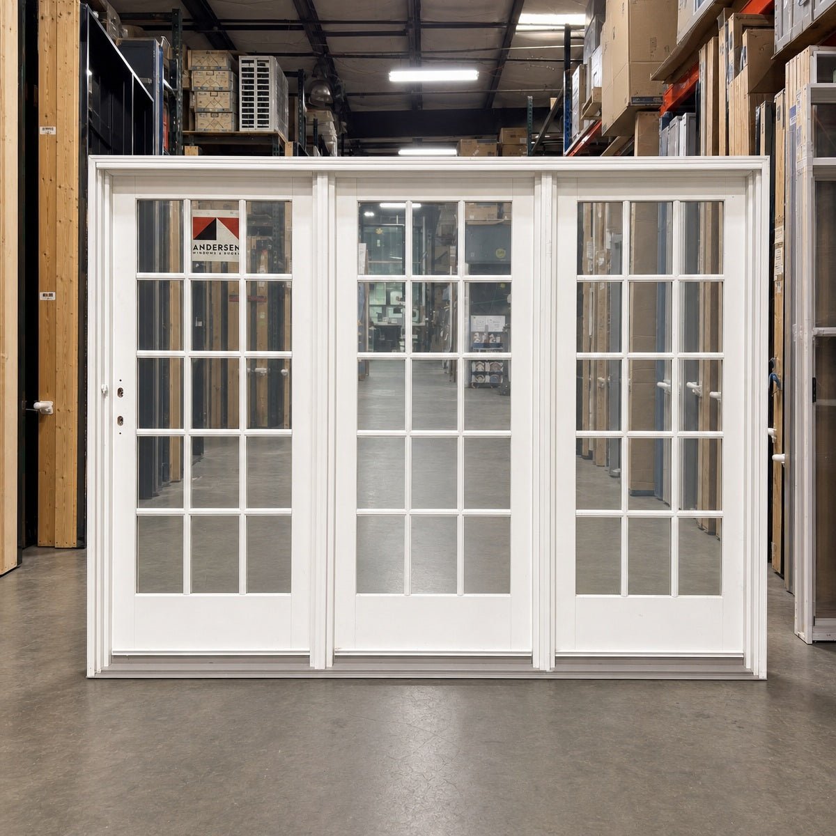 Triple Door Andersen E-Series 108 x 80 – White - Clark Deals LLC