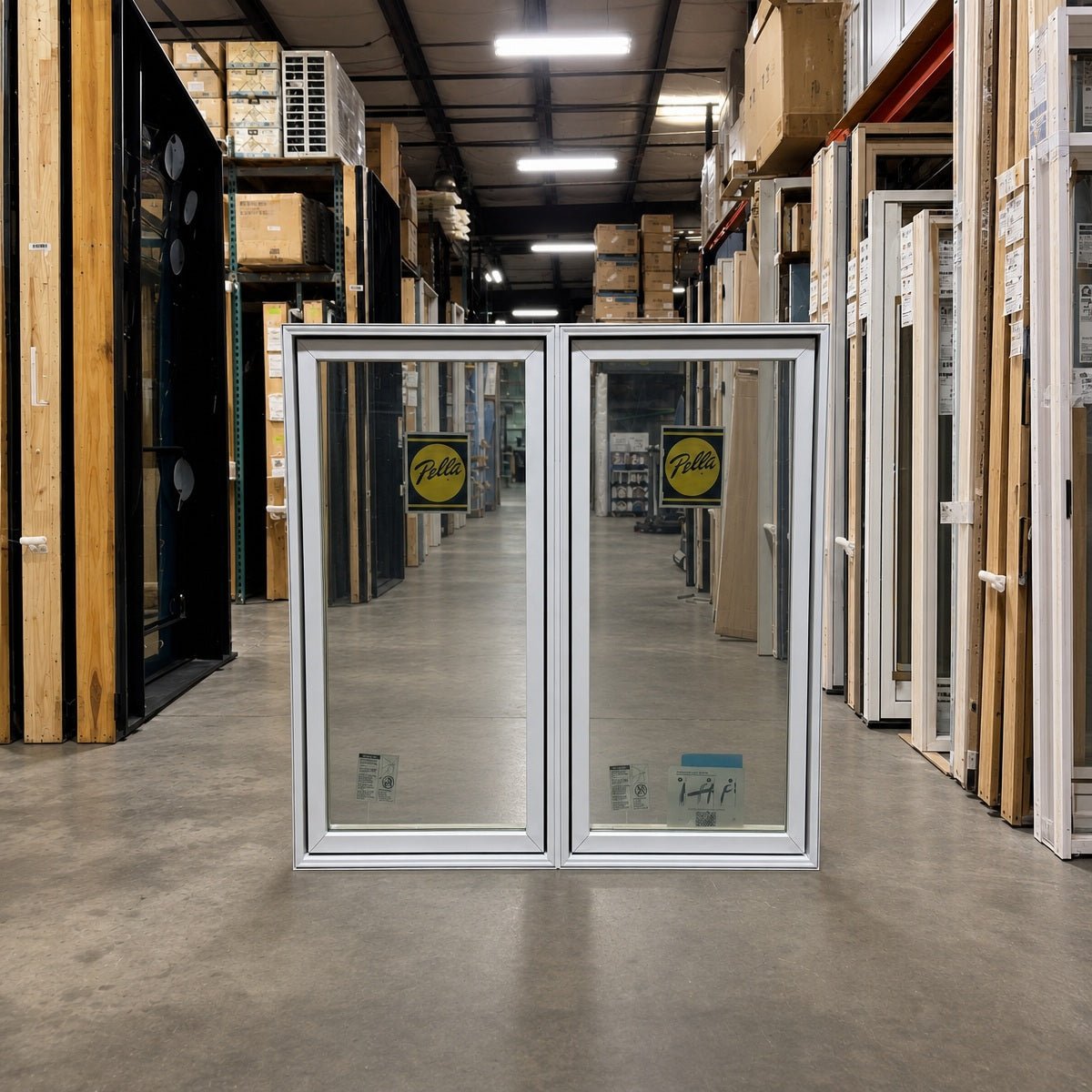 Pella® Lifestyle Casement 2-Wide Window 40.5 x 40.5 - Clark Deals LLC