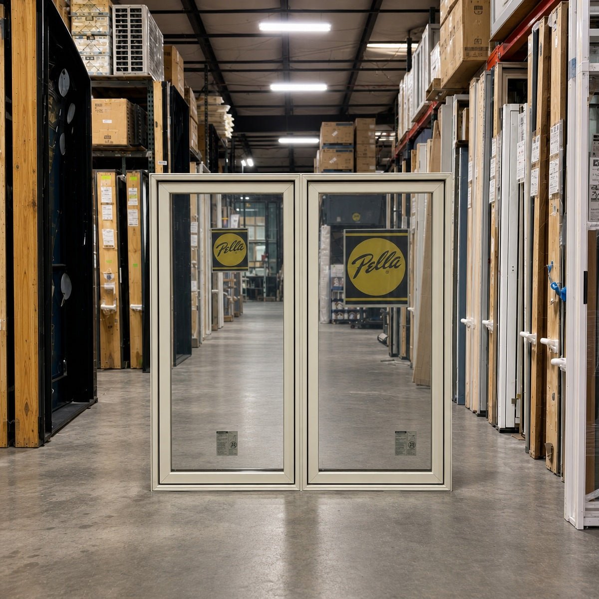Pella® Lifestyle Casement 2-Wide Window 41 x 42 - Clark Deals LLC