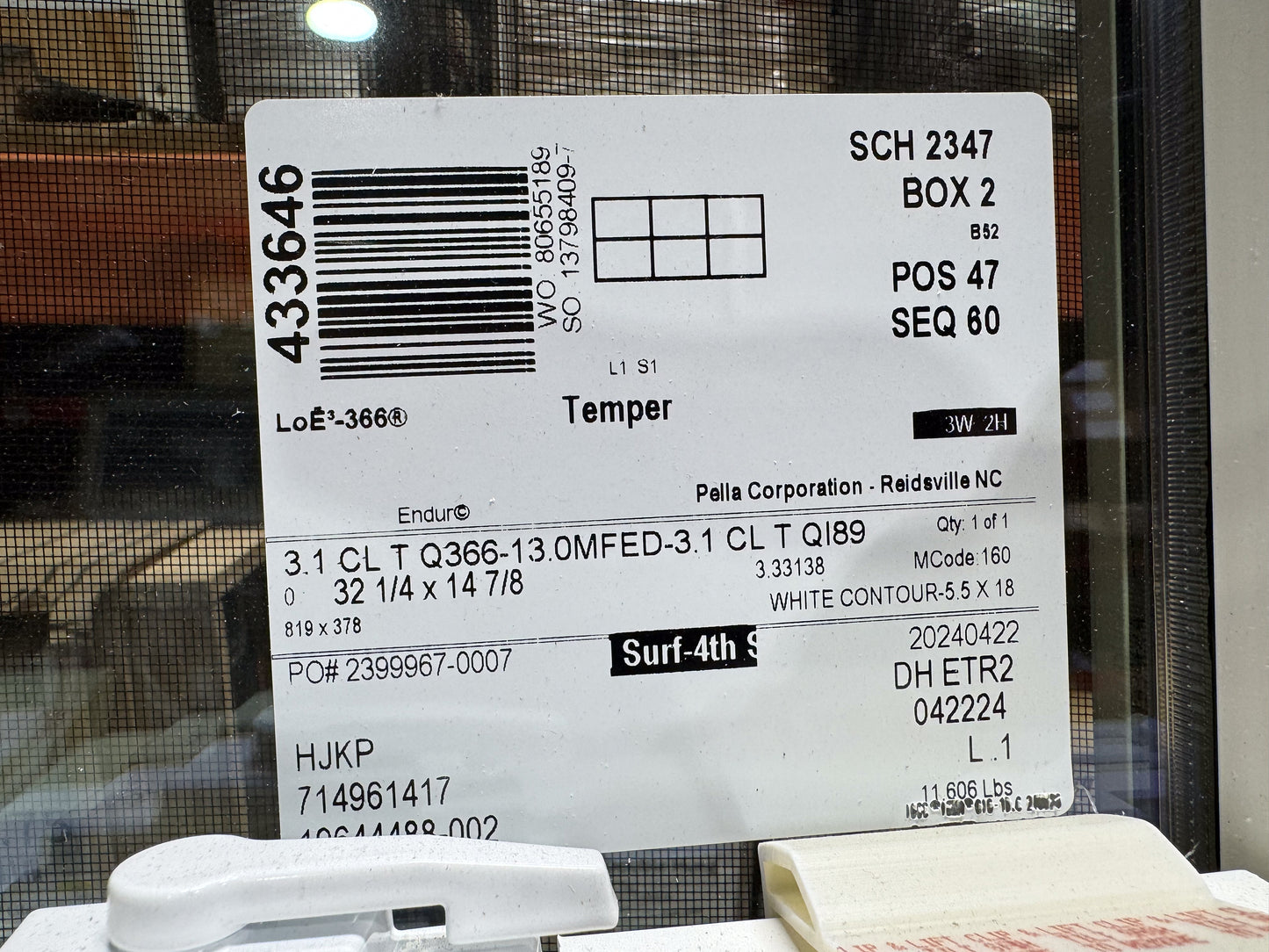 Pella® 250 Series Double Hung Window 37.5 x 35.75 - Clark Listings