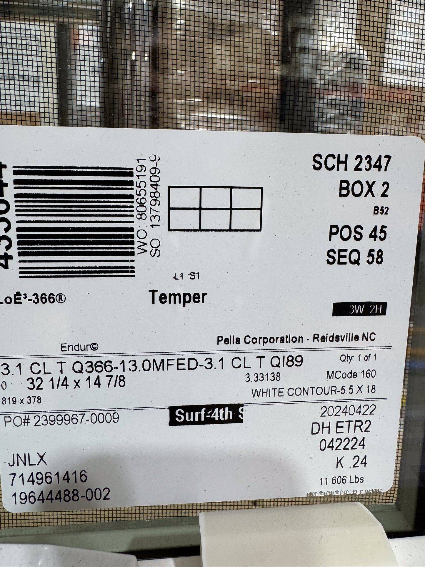 Pella® 250 Series Double Hung Window 37.5 x 35.75 - Clark Listings