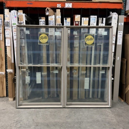 Pella® Lifestyle Double Hung 2-Wide Window 83.5 x 71.5 - Clark Deals LLC