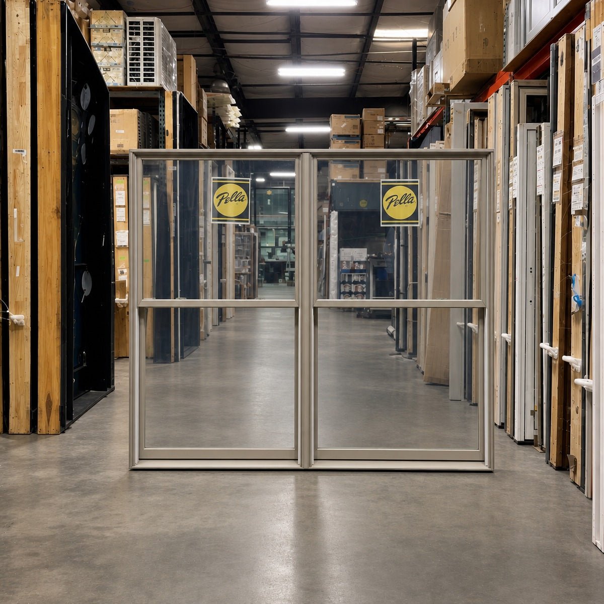 Pella® Lifestyle Double Hung 2-Wide Window 83.5 x 71.5 - Clark Deals LLC