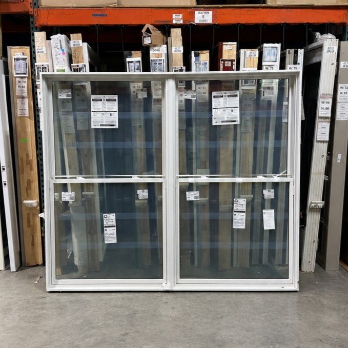 Pella® Lifestyle Double Hung 2-Wide Window 83.5 x 71.5 - Clark Deals LLC