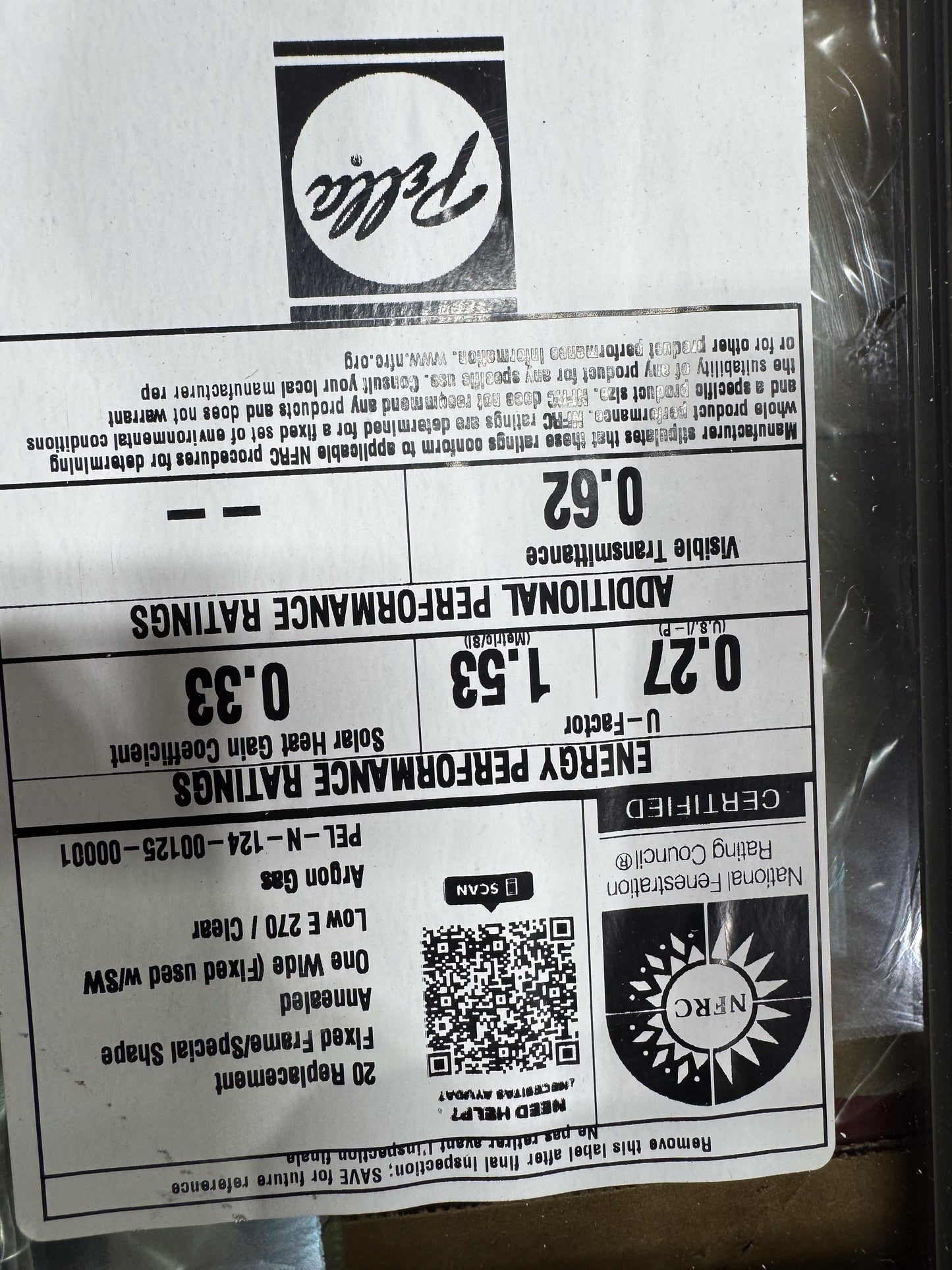 Pella® 250 Series Picture Window 23.5 x 28 - Clark Listings