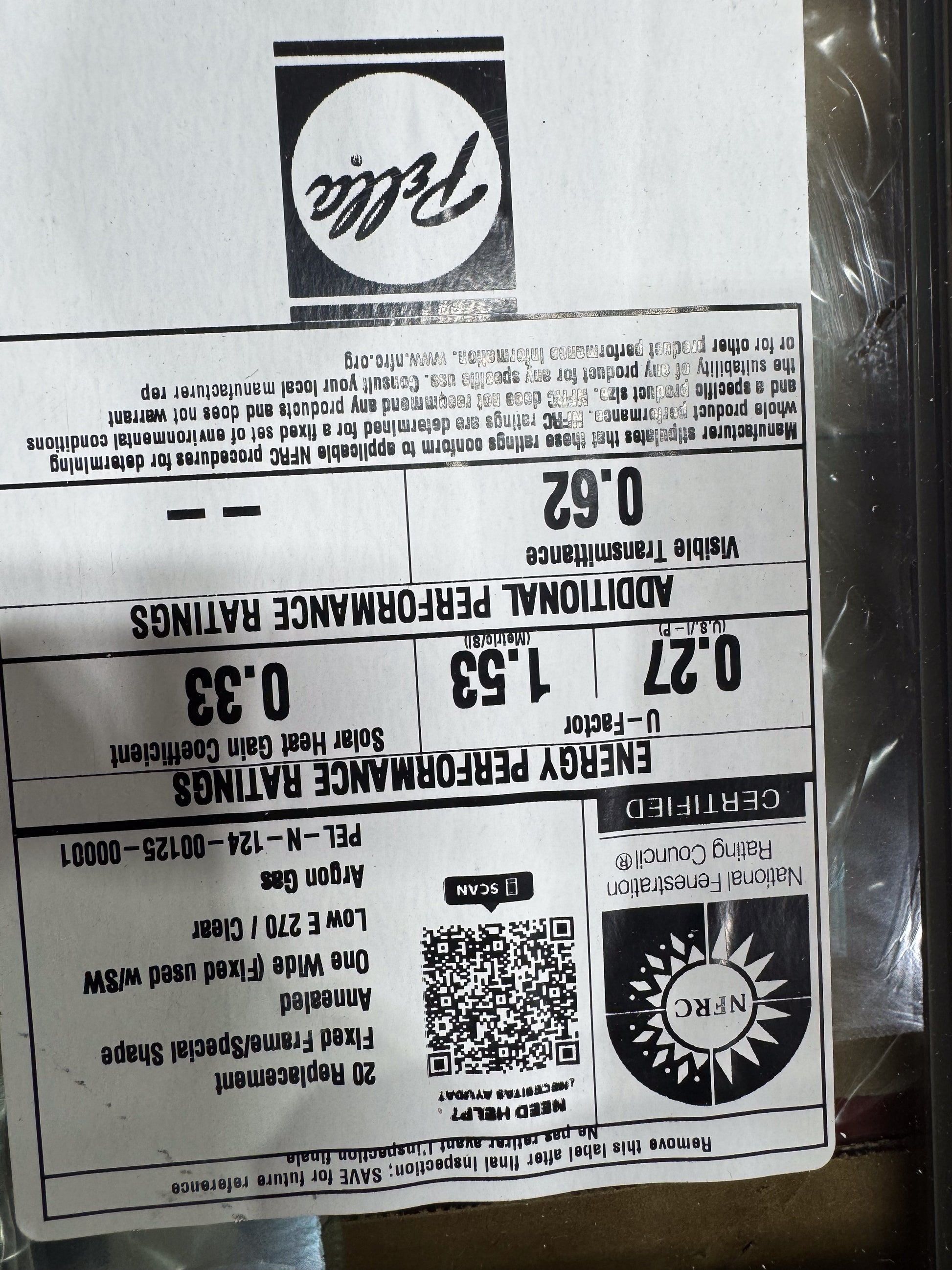 Pella® 250 Series Picture Window 23.5 x 28 - Clark Listings