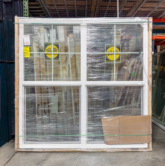 Pella® 250 Series Single Hung 2 - Wide Window 71.5 x 71.5 - Clark Listings