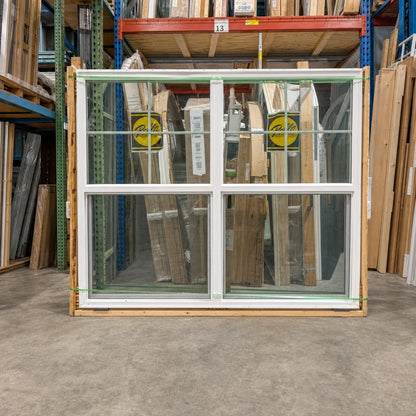 Pella® 250 Series Single Hung 2-Wide Window 75.5 x 61.5 - Clark Deals LLC