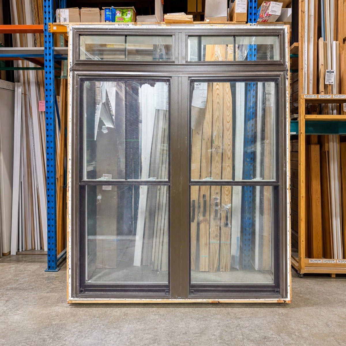 Pella® 250 Series Single Hung 2-Wide Window 63.5 x 77.5 - Clark Deals LLC