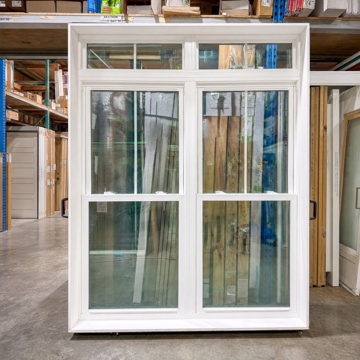 Pella® 250 Series Single Hung 2-Wide Window 63.5 x 77.5 - Clark Deals LLC