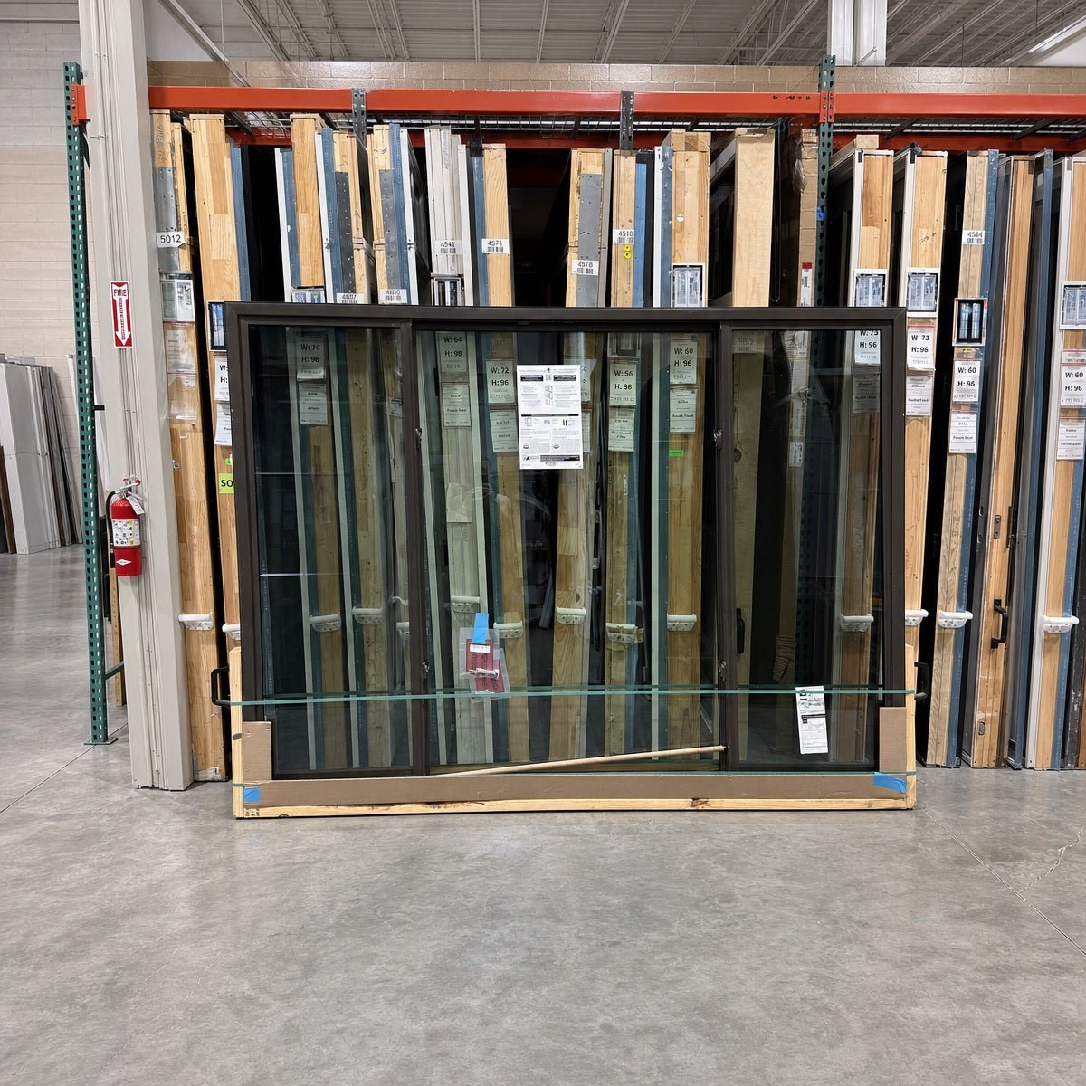 Pella® Impervia® Sliding 3-Wide Window 97.5 x 71.25 - Clark Deals LLC