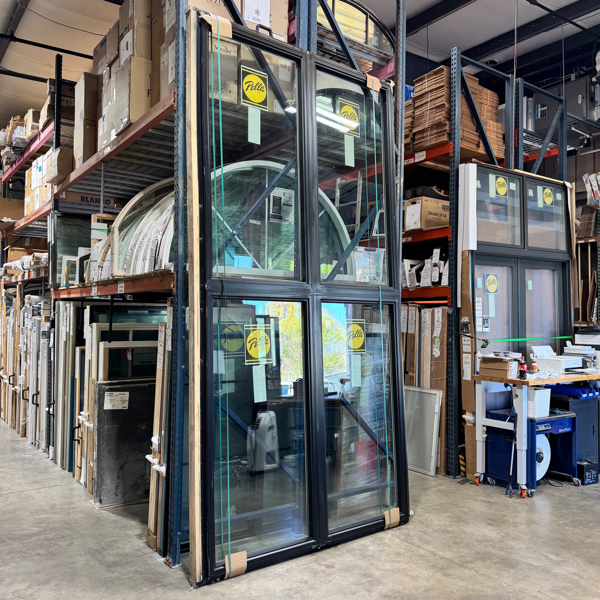 Pella® 250 Series Picture 2 Stacked Window 72 x 144