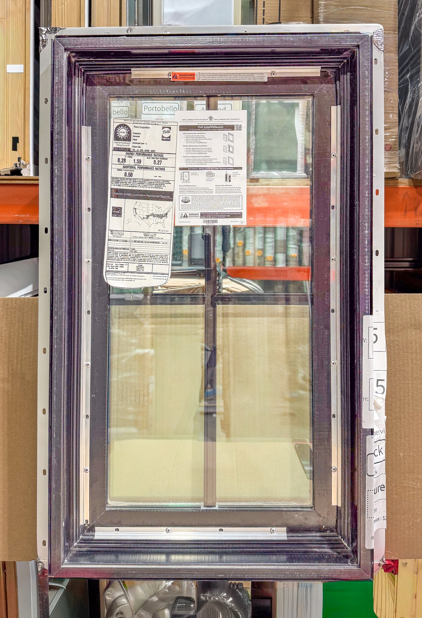 Pella® Impervia® Picture Window 17.5 x 29.75 - Clark Listings