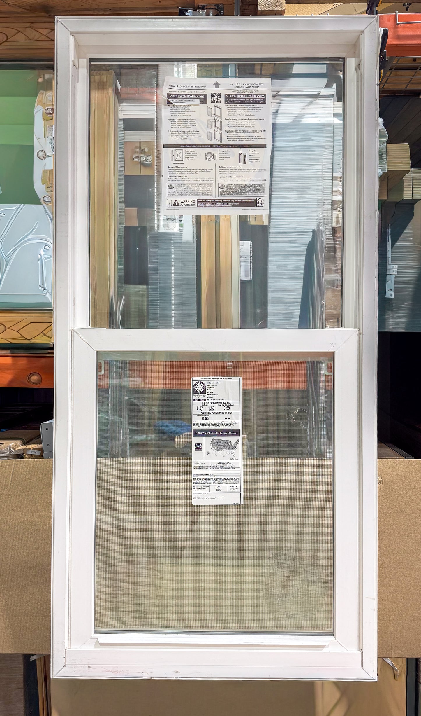 Pella® 250 Series Single Hung Window 25 x 51 - Clark Listings