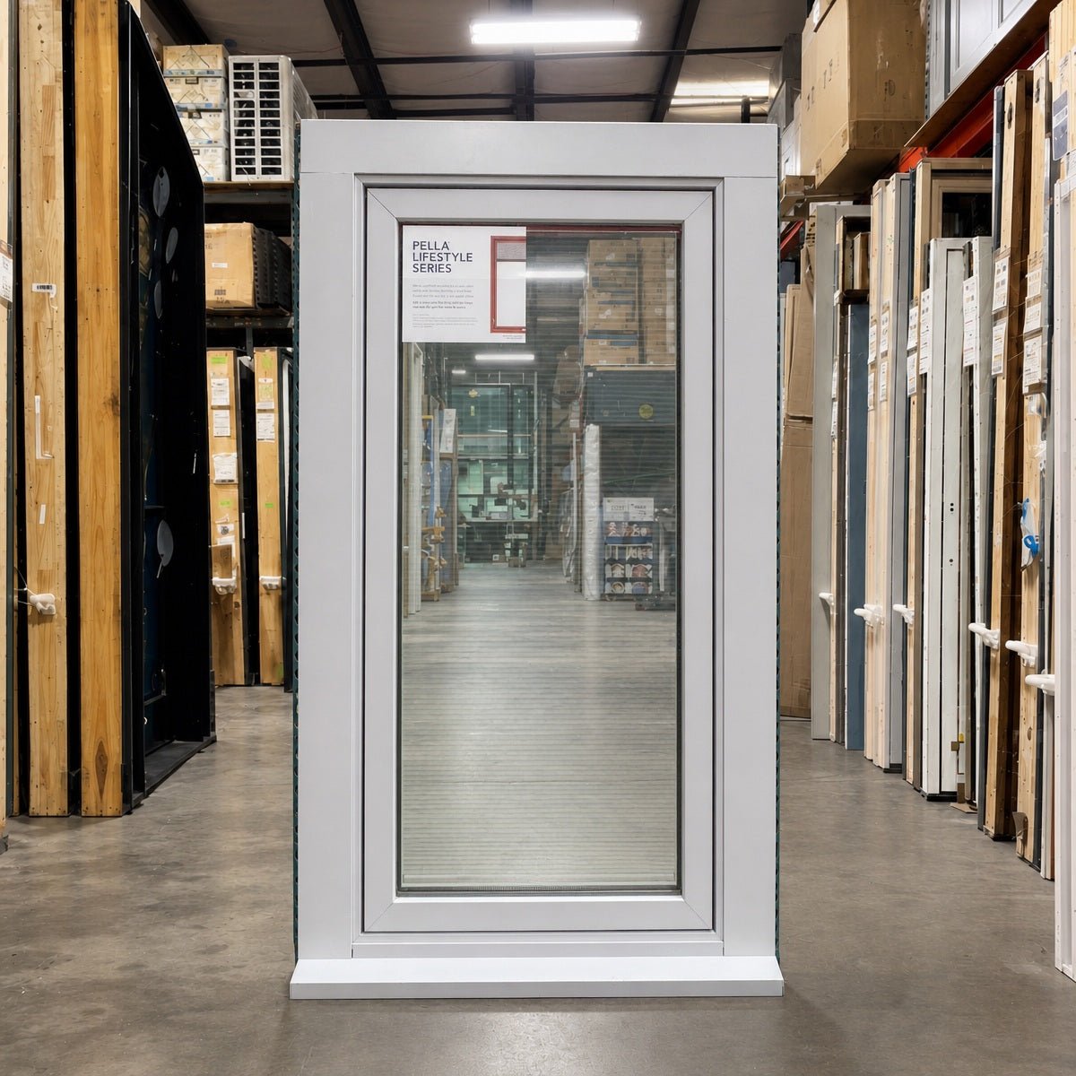 Pella® Lifestyle Casement w/ Blinds Window 25 x 47 - Clark Deals LLC