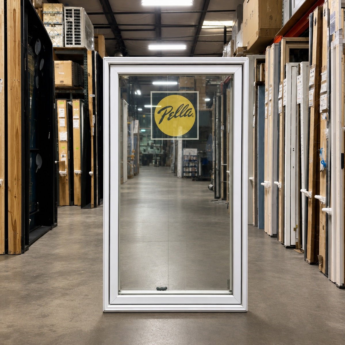 Pella® Lifestyle Casement w/ Rolscreen Retractable Screen Window 27.5 x 45 - Clark Deals LLC