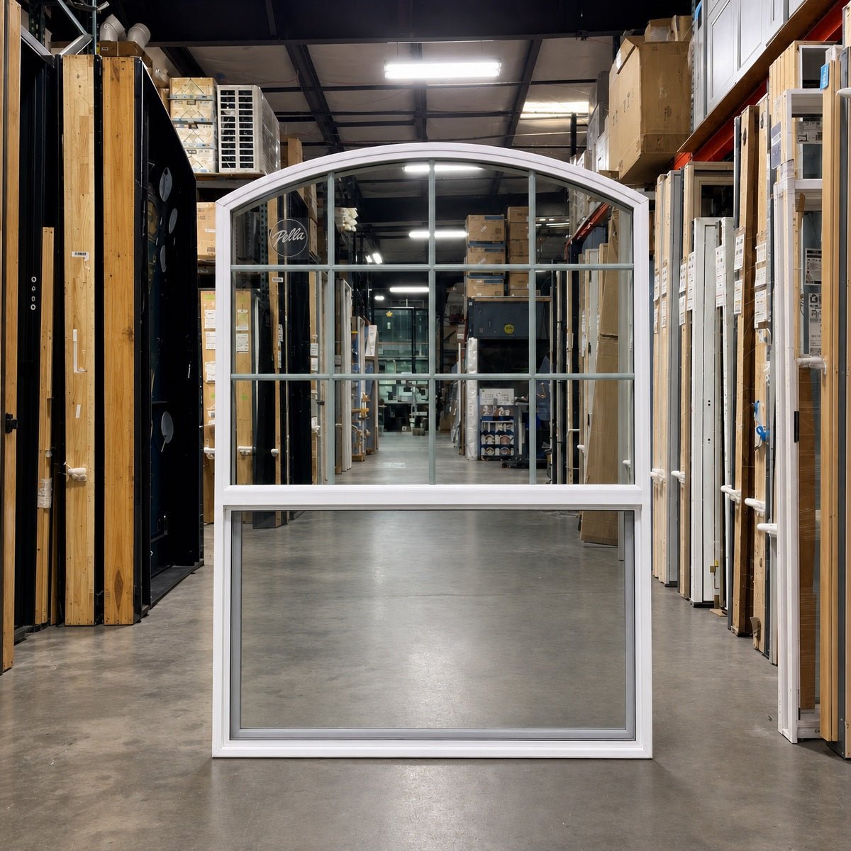Pella® 250 Series Single Hung curve Window 47 x 71 - Clark Deals LLC