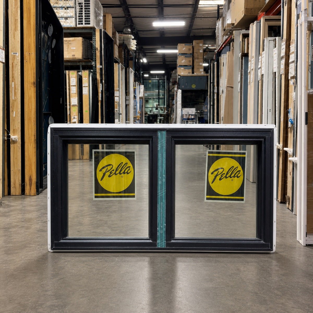 Pella® 250 Series Picture 2-Wide Window 47.5 x 23.5 - Clark Deals LLC