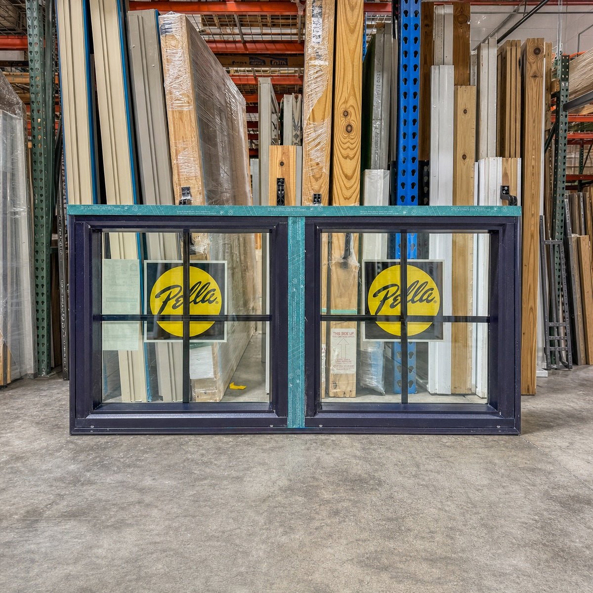 Pella® 250 Series Picture 2-Wide Window 47.5 x 23.5 - Clark Deals LLC