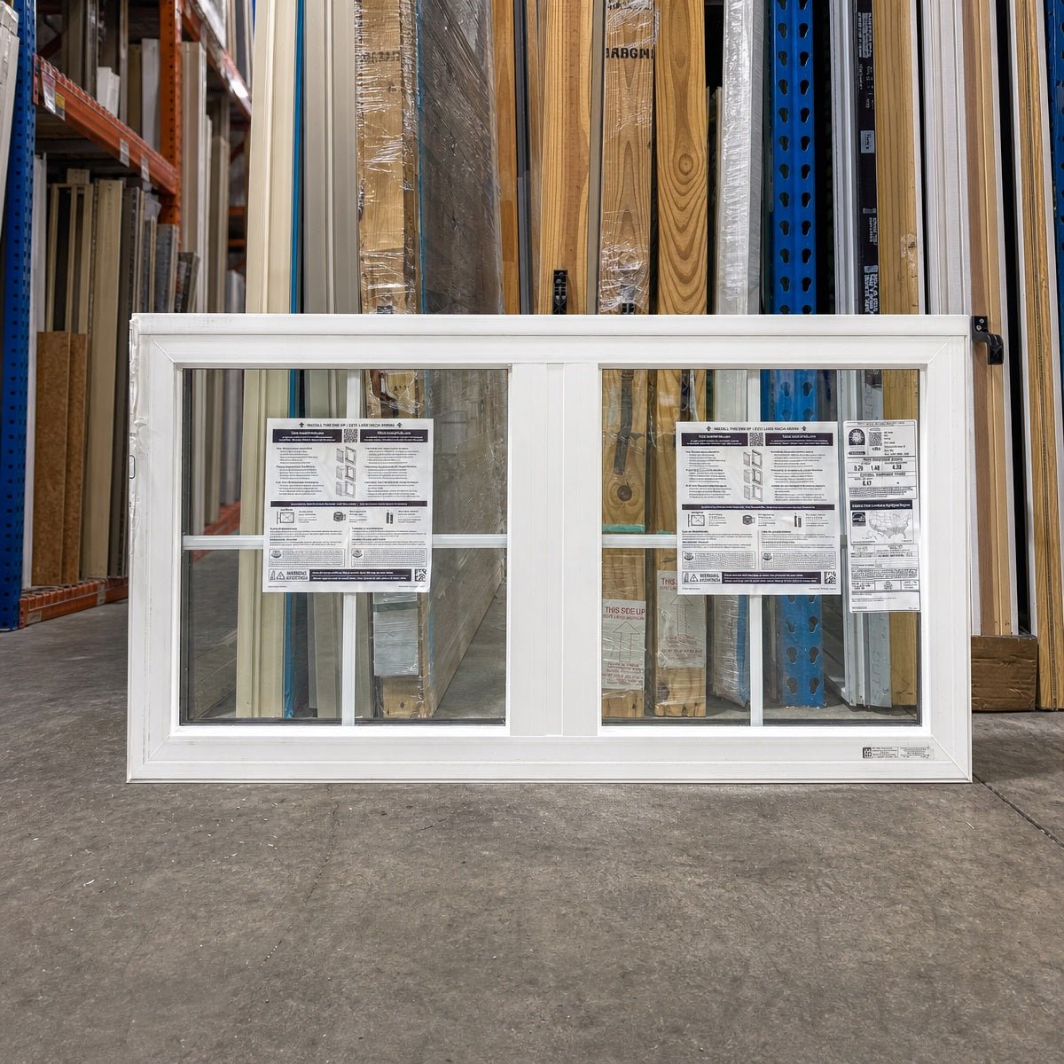 Pella® 250 Series Picture 2-Wide Window 47.5 x 23.5 - Clark Deals LLC