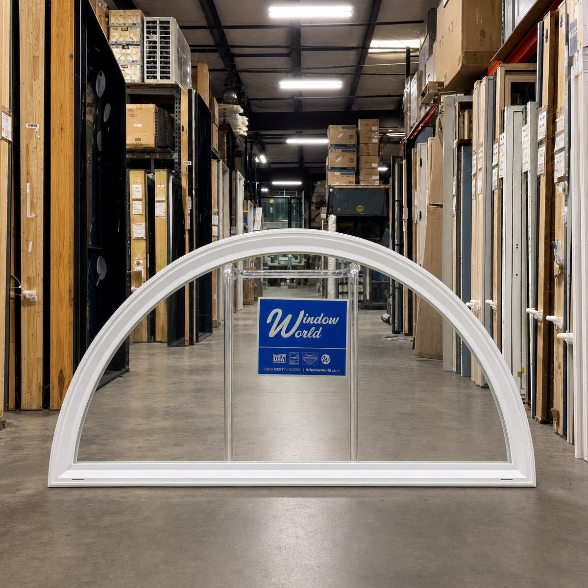 Window World Arched Window 54.5 x 27.25 - Clark Deals LLC