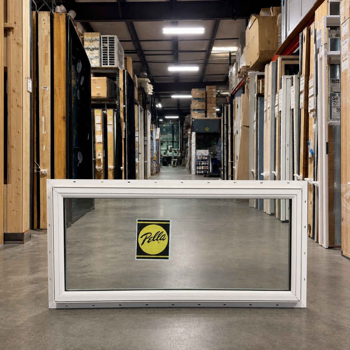 Pella® 250 Series Picture Window 35.75 x 16 - Clark Deals LLC