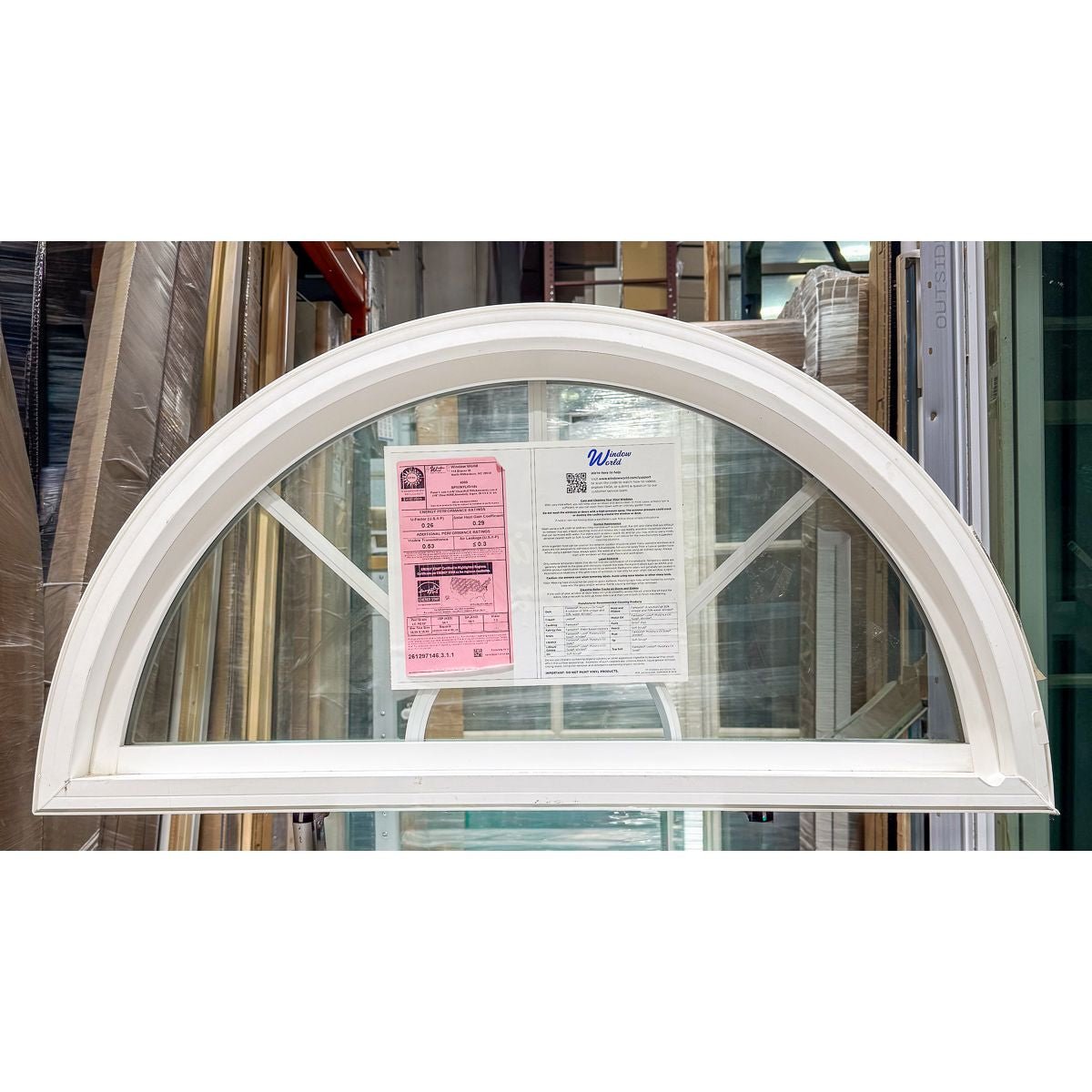 Window World Arched Window 35.5 x 18 - Clark Listings
