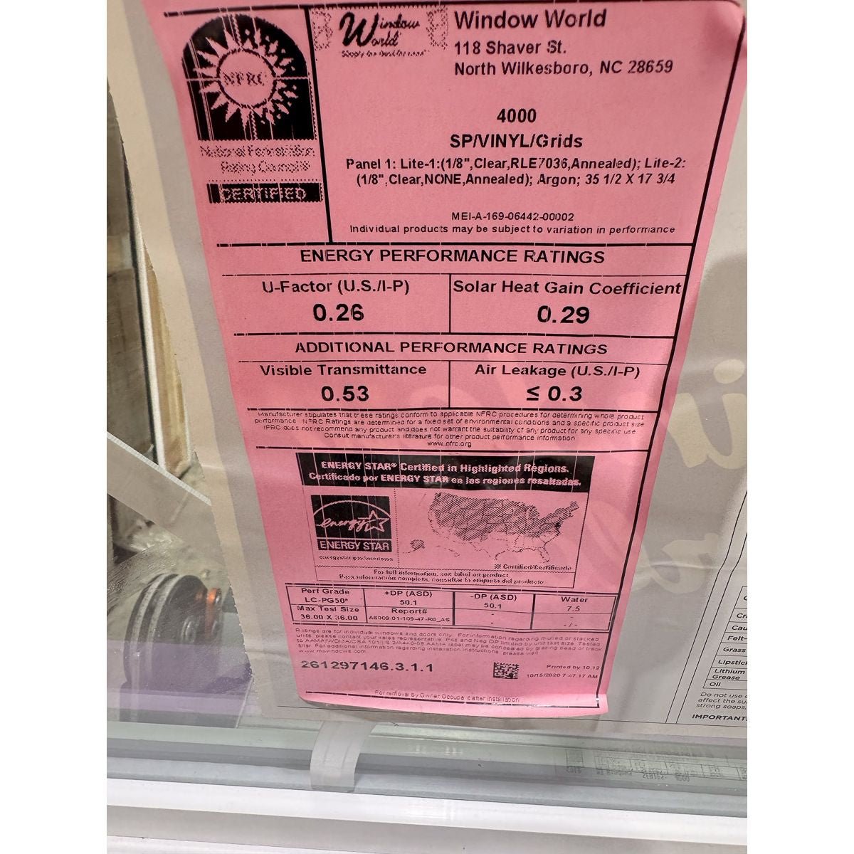 Window World Arched Window 35.5 x 18 - Clark Listings