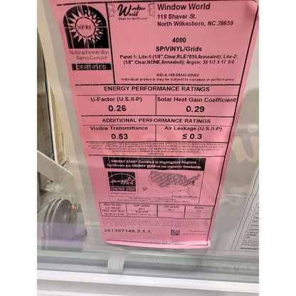 Window World Arched Window 35.5 x 18 - Clark Listings
