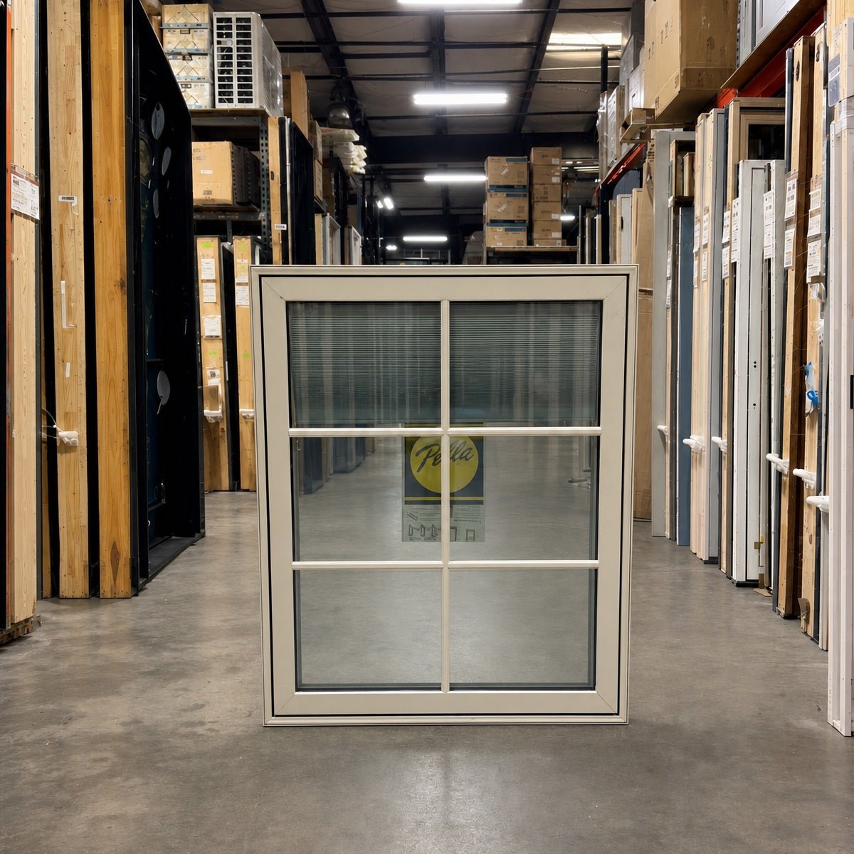 Pella® Lifestyle Casement w/ Blinds Window 35 x 42 - Clark Deals LLC