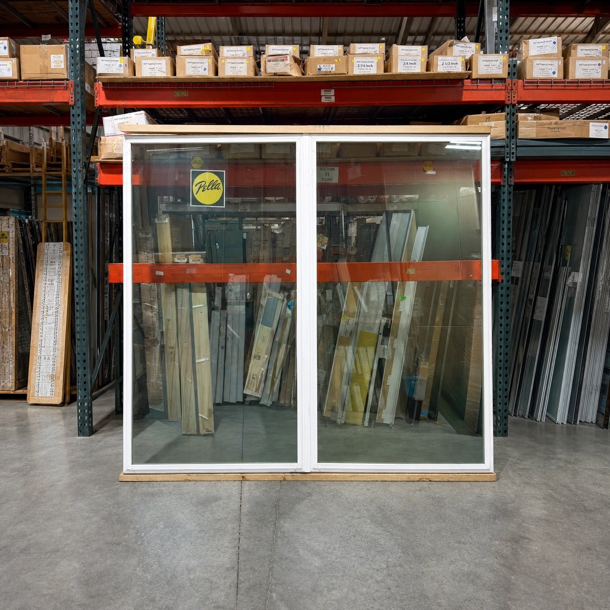 Pella® 250 Series Picture 2-Wide Window 95.5 x 82.75 - Clark Deals LLC