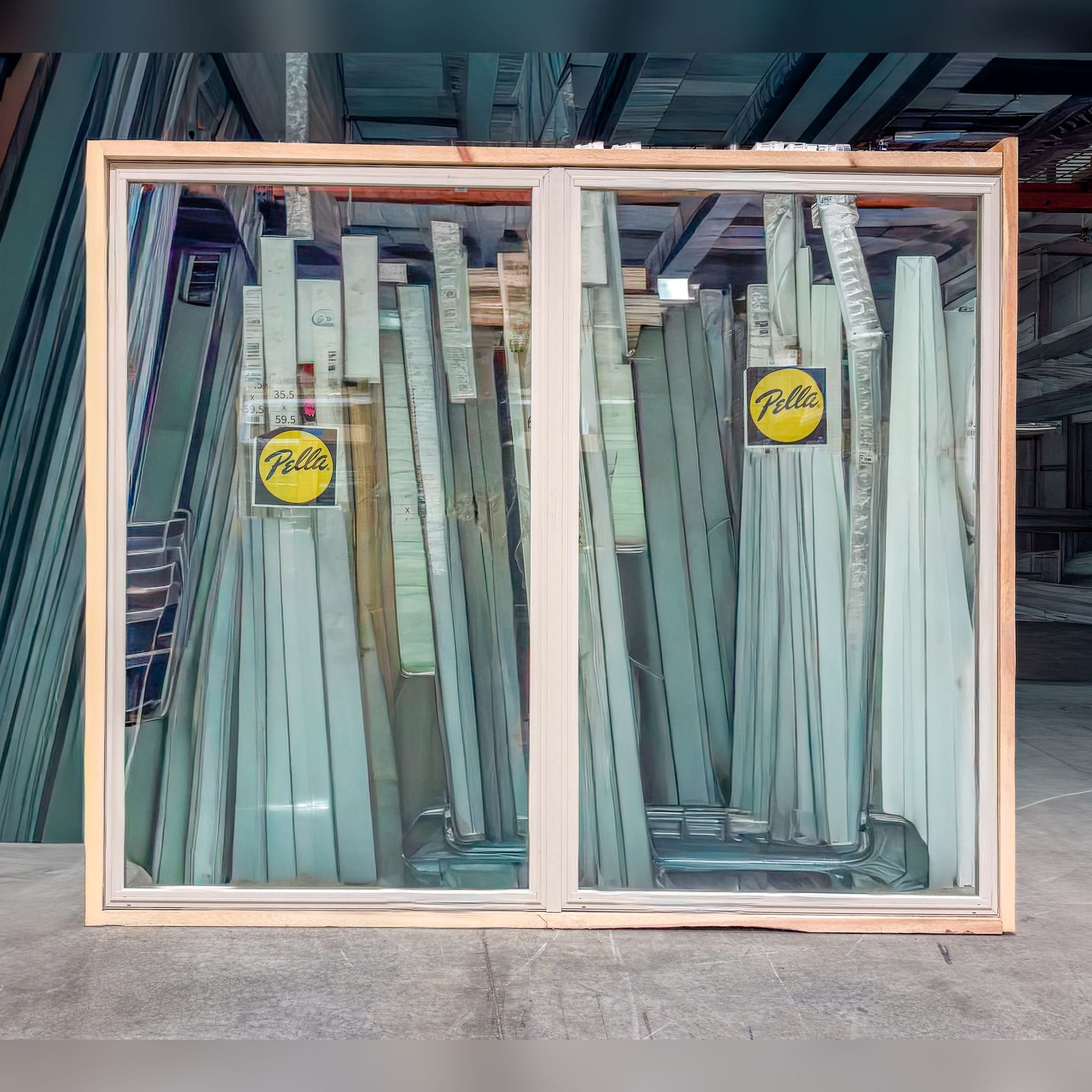 Pella® 250 Series Picture 2 - Wide Window 95 x 78.5 - Clark Listings
