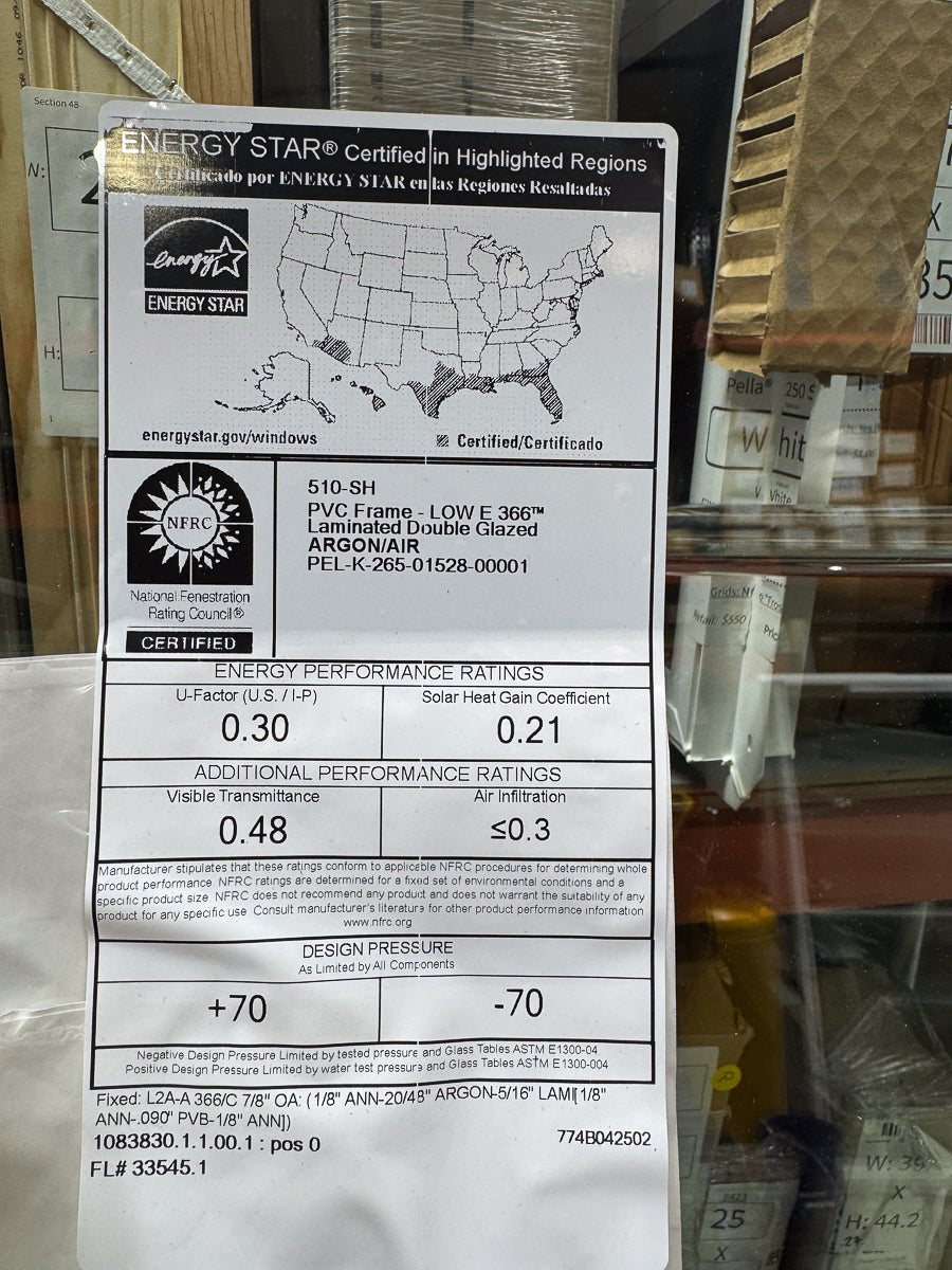 Pella® 250 Series Single Hung Window 38 x 47.75 - Clark Deals LLC