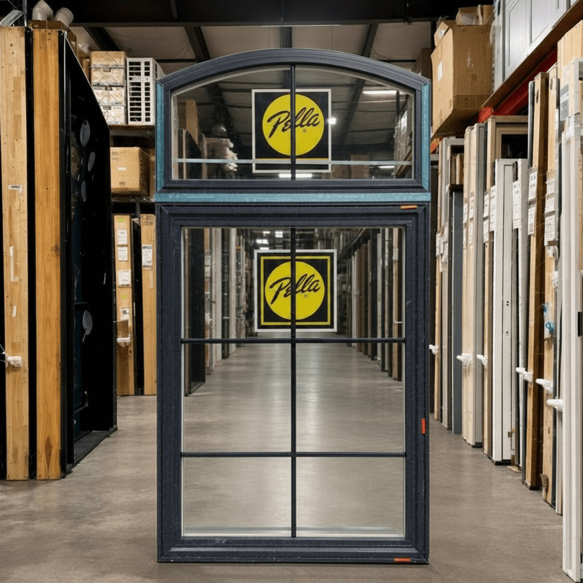 Pella® 250 Series Casement (Arched) Window 35.5 x 70.25 - Clark Deals LLC