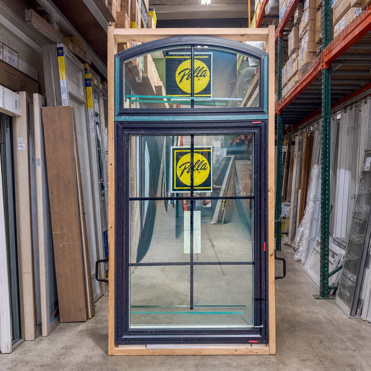 Pella® 250 Series Casement (Arched) Window 35.5 x 70.25 - Clark Deals LLC