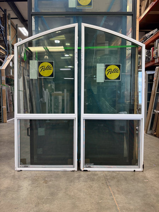 Pella® 250 Series Double Hung (Half Arch) Window 34.5 x 80.5 - Clark Listings