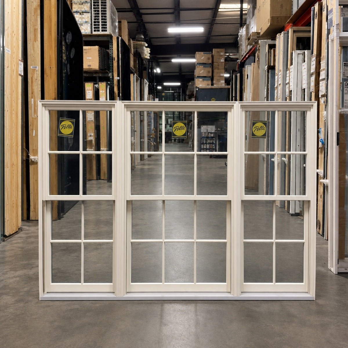 Pella® Reserve Double Hung 3-Wide Window 88.25 x 63 - Clark Deals LLC
