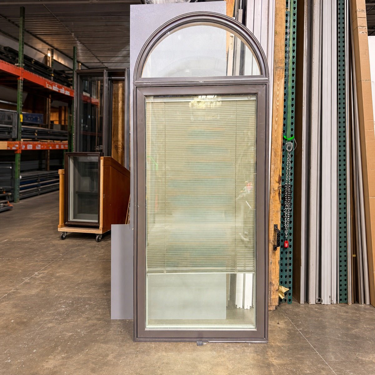 Pella® Lifestyle Arched w/ Blinds Window 35.25 x 84 - Clark Deals LLC