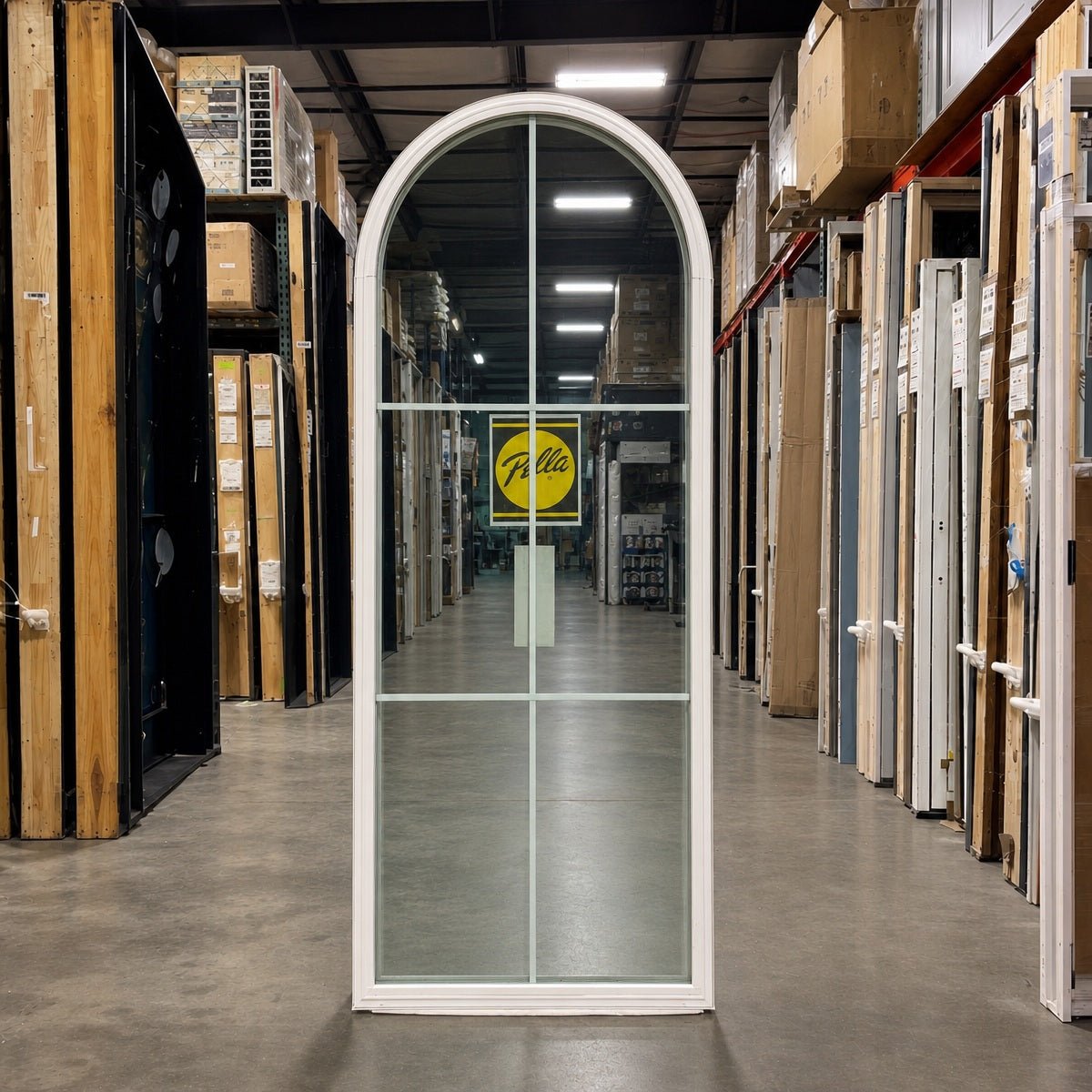 Pella® 250 Series Picture (Arched) Window 35.25 x 89 - Clark Deals LLC