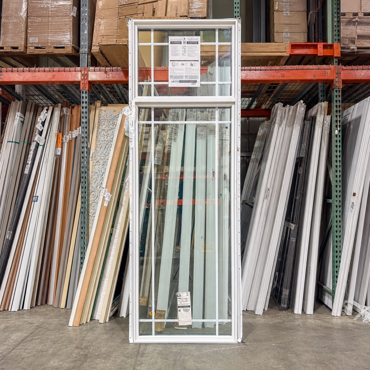 Pella® Impervia® Picture w/Transom Window 31 x 95 - Clark Deals LLC